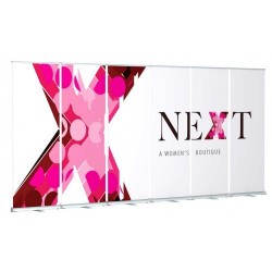 RETRACTABLE ROLL UP WALL DISPLAY SHOWCASE KIT - 6 STANDS